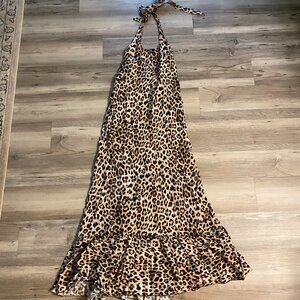 Les Jumelles Ally Maxi Dress Leopard